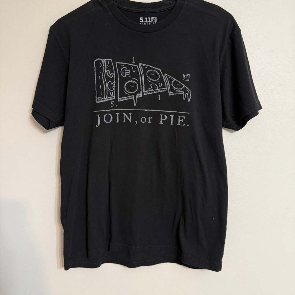 5.11 Tactical Men's “Join, or Pie” Black Graphic T‎ Shirt